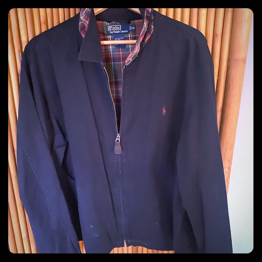 Men’s Polo Navy Blue Lightweight Jacket